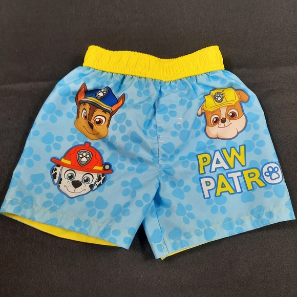 Size 18M Boys Paw Patrol Swim Trunks Beach Summer Vacation - Picture 1 of 3